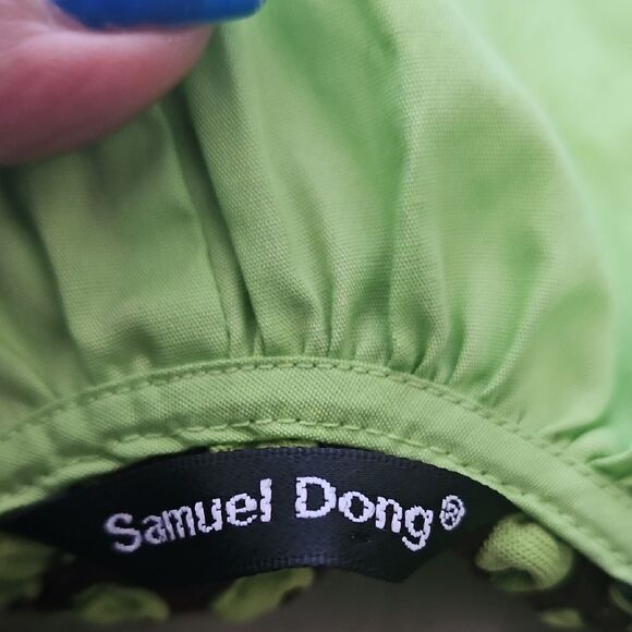 Green Ruffled Women's Top - Picture 2 of 16